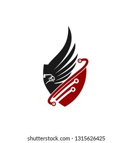 eagle logo template