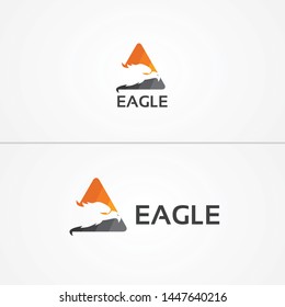 Eagle logo template for company or personal