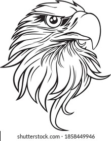 Eagle Logo Template, creative simple  bird symbol