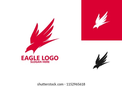 Eagle Logo Template Design Vector, Emblem, Design Concept, Creative Symbol, Icon