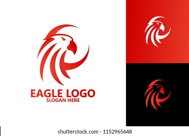 Eagle Logo Template Design Vector, Emblem, Design Concept, Creative Symbol, Icon