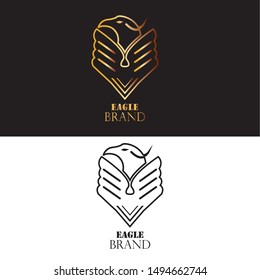 Eagle Logo Template design vector
