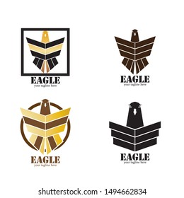 Eagle Logo Template design vector
