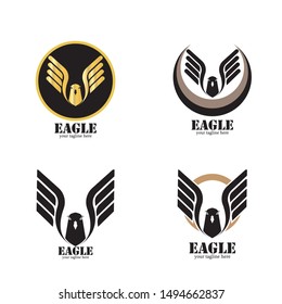 Eagle Logo Template design vector

