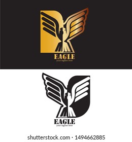 Eagle Logo Template design vector
