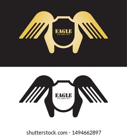 Eagle Logo Template design vector
