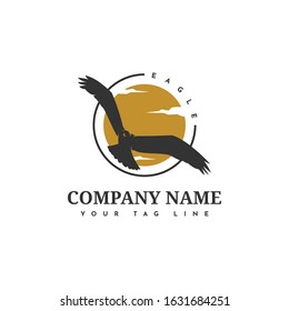 Eagle logo template design. Vector Eps 10