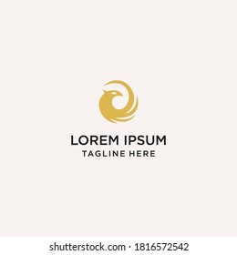 Eagle logo template design Vector illustration 