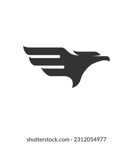 eagle logo template. Icon Illustration Brand Identity. Isolated and flat illustration. Vector graphic