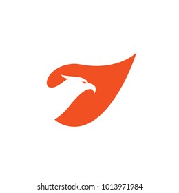 Eagle Logo Template Negative Space