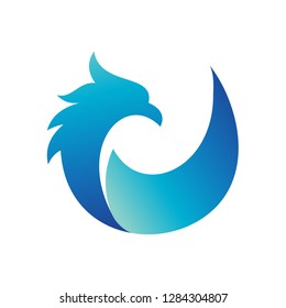 Eagle logo template - Vector