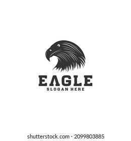 eagle logo template, vector, icon in white background