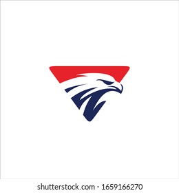 ilustración del vector de plantilla de logotipo de águila