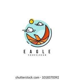 Eagle logo vector