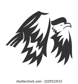 Eagle Logo Vector animal design Icon Illustration Brand Identity