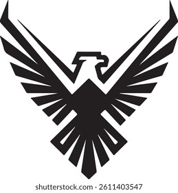 eagle logo vector Bold and clean eagle logo vector, with sharp lines and a strong silhouette.