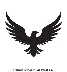 vetor do logotipo da águia Vetor do logotipo da águia negrito e limpo, com linhas afiadas e uma silhueta forte 
