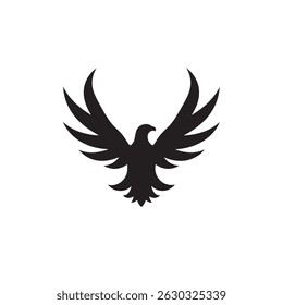 eagle logo vector Bold and clean eagle logo vector, with sharp lines and a strong silhouette 
