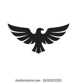 Image vectorielle logo d'aigle Image vectorielle logo d'aigle audacieuse et propre, avec des lignes nettes et une silhouette forte 
