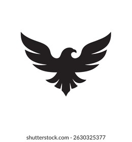 eagle logo vector Bold and clean eagle logo vector, with sharp lines and a strong silhouette 
