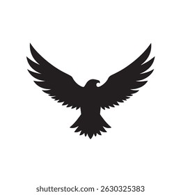 Image vectorielle logo d'aigle Image vectorielle logo d'aigle audacieuse et propre, avec des lignes nettes et une silhouette forte 
