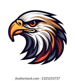 Eagle logo vector clip art illustration