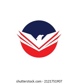 Eagle Logo Vector, Creative eagle icon Template illustration
