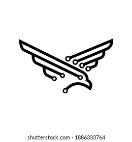 eagle logo vector and design