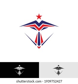 Eagle logo vector design concept. creative design template