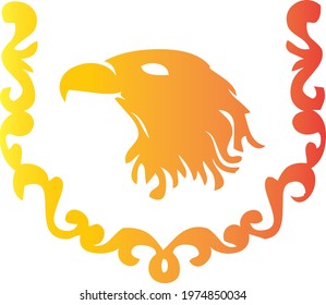 eagle logo vector design illustration