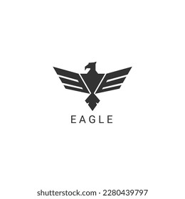Eagle logo vector design illustration
