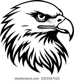 Eagle Logo Vector Design, Mascot Vector Illustration

