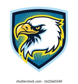 Eagle Logo Vector Design Template Mascot Icon Illustration