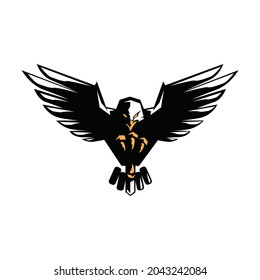 eagle logo vector esport ilustration