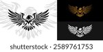 Eagle logo vector. Graphic eagle bird logo template, Vector element for logo, shirt, stickers, and all prints.
