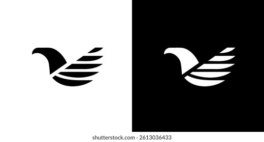 Eagle logo vector. Graphic eagle bird logo template, Vector element for logo.