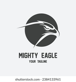 Adler Logo, Vektorsymbol-Illustrationsdesign. Logo für Emblem, Badge und Community