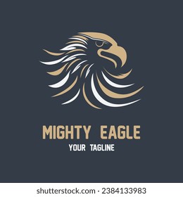 Adler Logo, Vektorsymbol-Illustrationsdesign. Logo für Emblem, Badge und Community