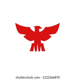 Eagle logo vector illustration