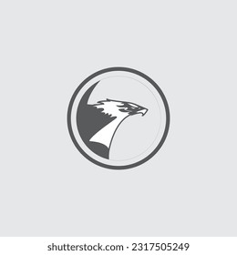 eagle logo logo vector, illustration eagle