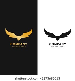 ilustración vectorial del logotipo del águila, logotipo del águila, animal del águila, logotipo de las alas, logotipo del animal, animal salvaje.
