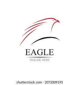 eagle logo vector illustration design template - vector