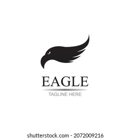eagle logo vector illustration design template - vector