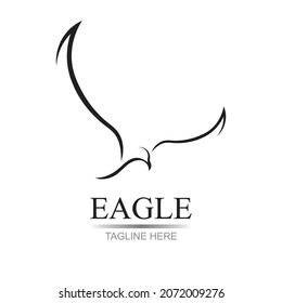 eagle logo vector illustration design template - vector