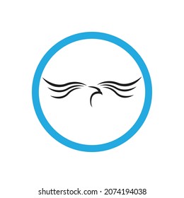 eagle logo vector illustration design template - vector