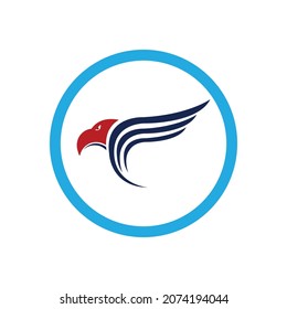 eagle logo vector illustration design template - vector