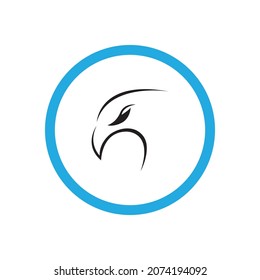 eagle logo vector illustration design template - vector