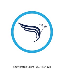 eagle logo vector illustration design template - vector