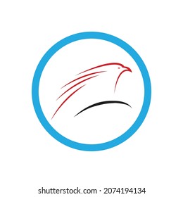 eagle logo vector illustration design template - vector