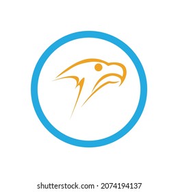 eagle logo vector illustration design template - vector
